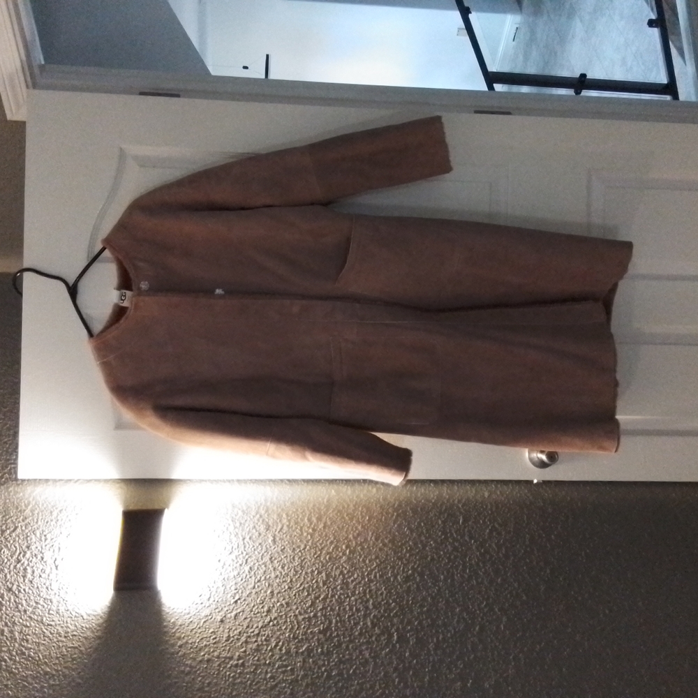 UGG Remy Reversible Shearling Coat.SOLD OUT in UGG.Retail$1995.Sephia film color